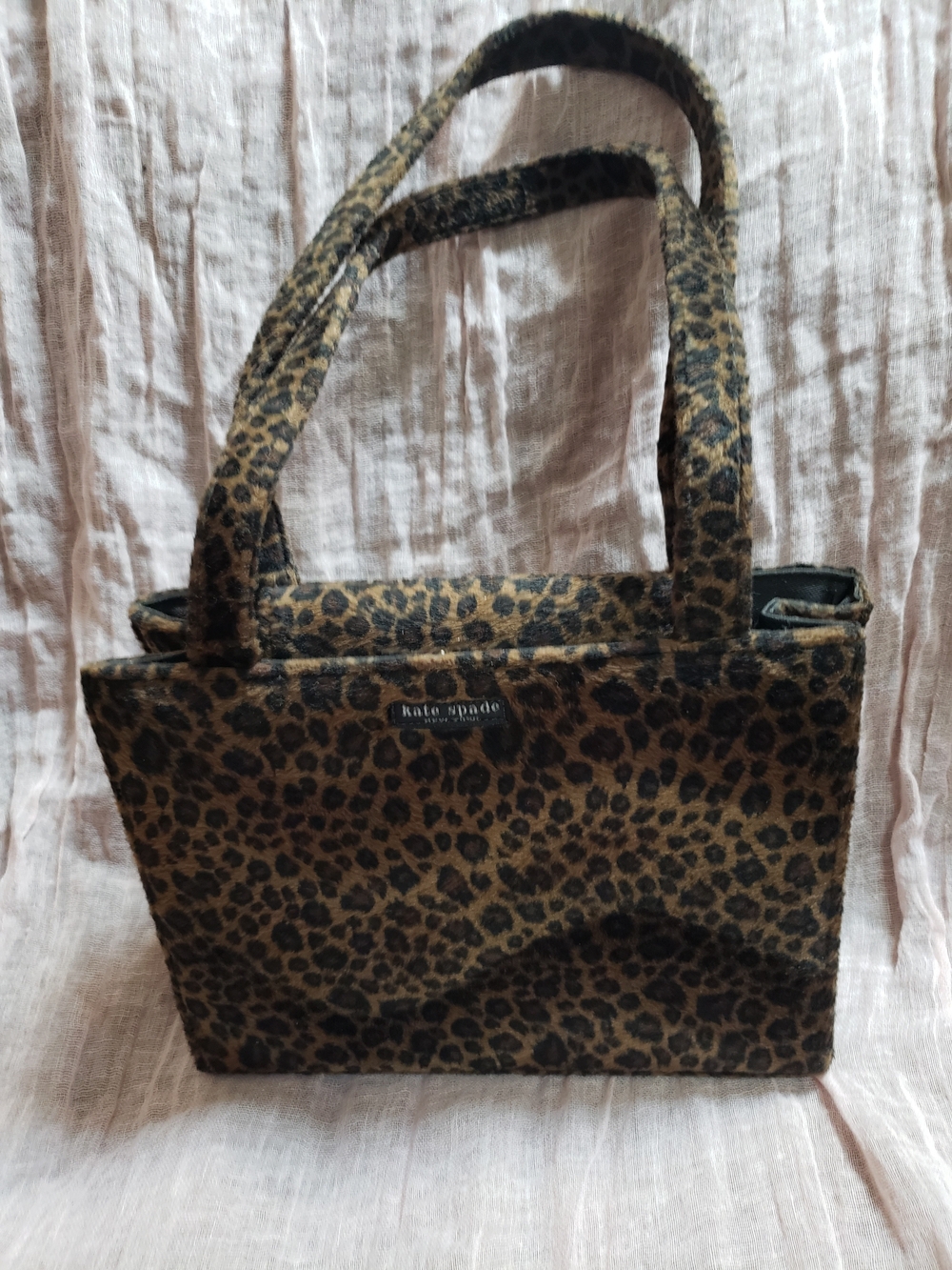 Kate Spade Leopard Print Tote in Brown and Black